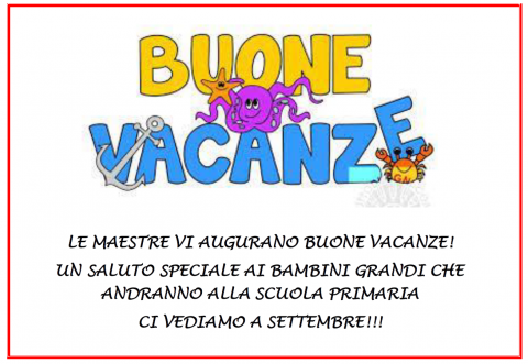 Buone vacanze